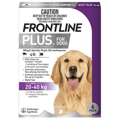 FRONTLINE PLUS DOGS M