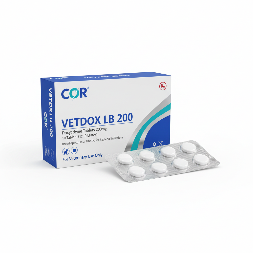 COR VETDOX LB 200 1*10TAB