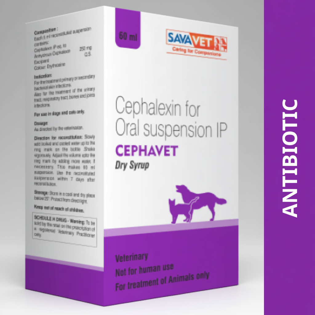 CEPHAVET ORAL SUSPENSION DRY SYRUP 60ml