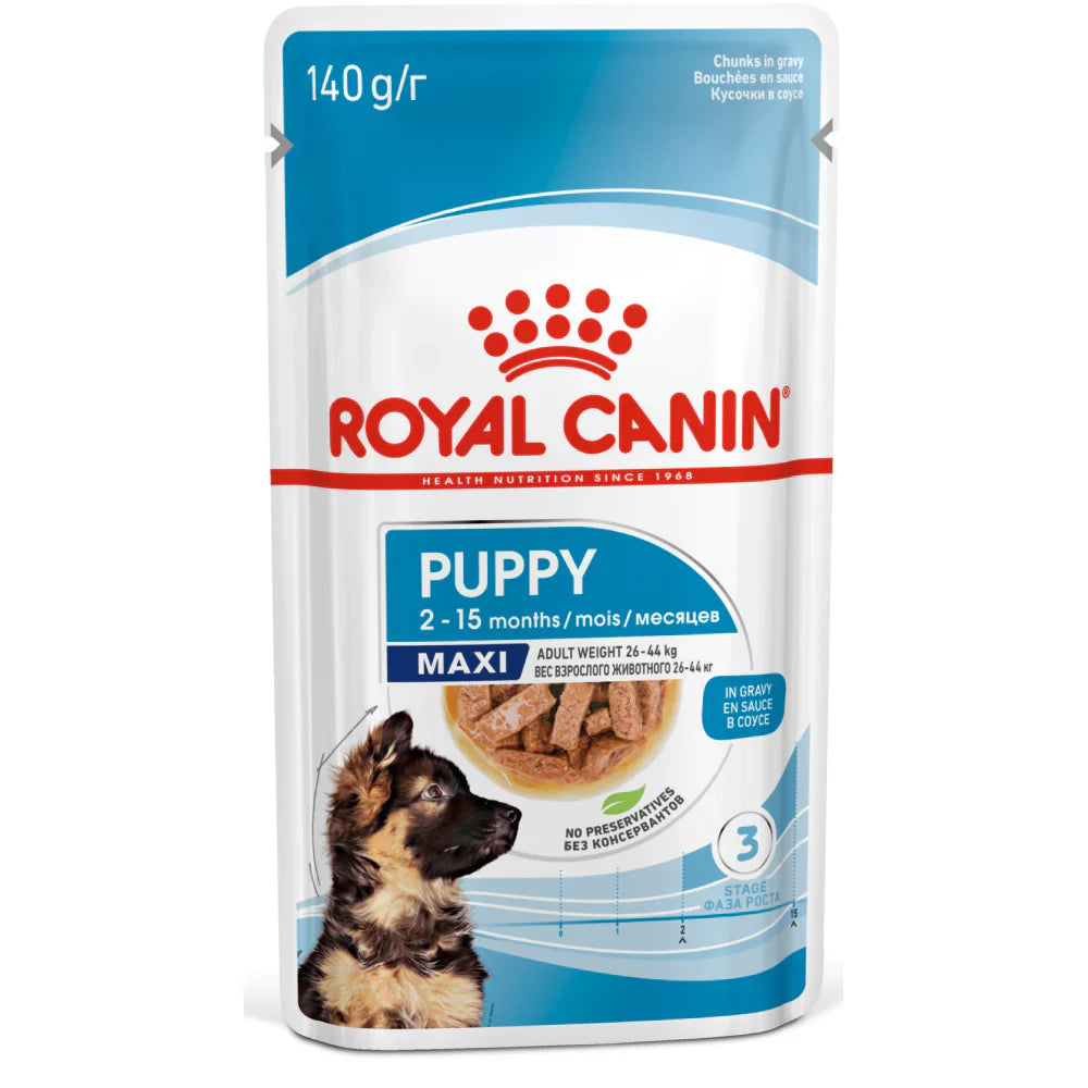 R MAXI PUPPY GRAVY 140gm