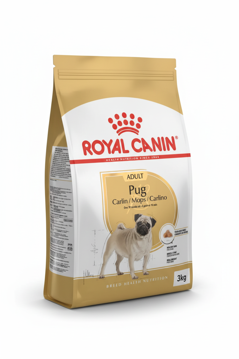 R PUG ADULT DOG 3KG