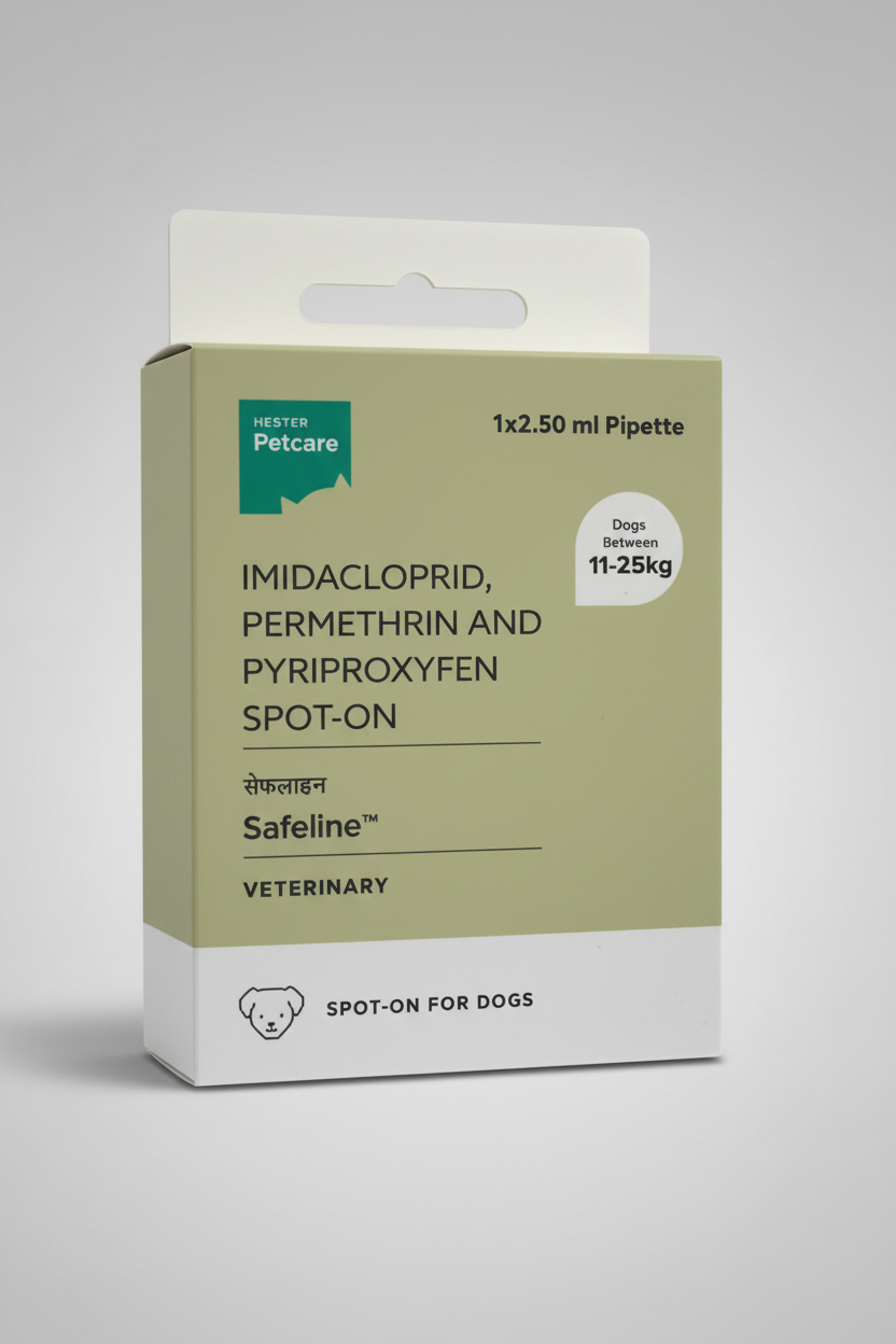 SAFELINE SPOT ON FOR DOGS(11 25) 2.5ML