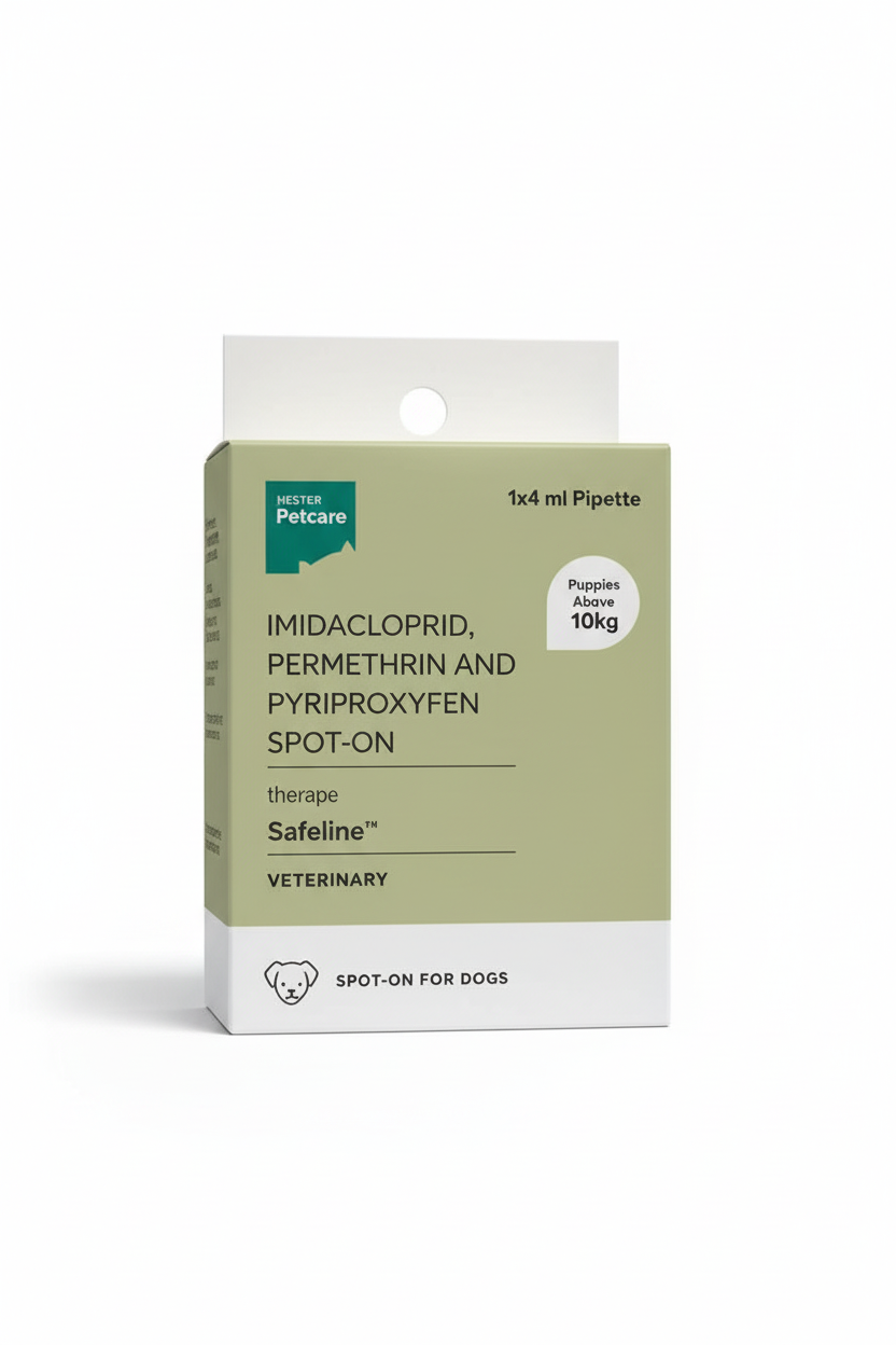 SAFELINE SPOT ON FOR DOGS(4 10) 1ML