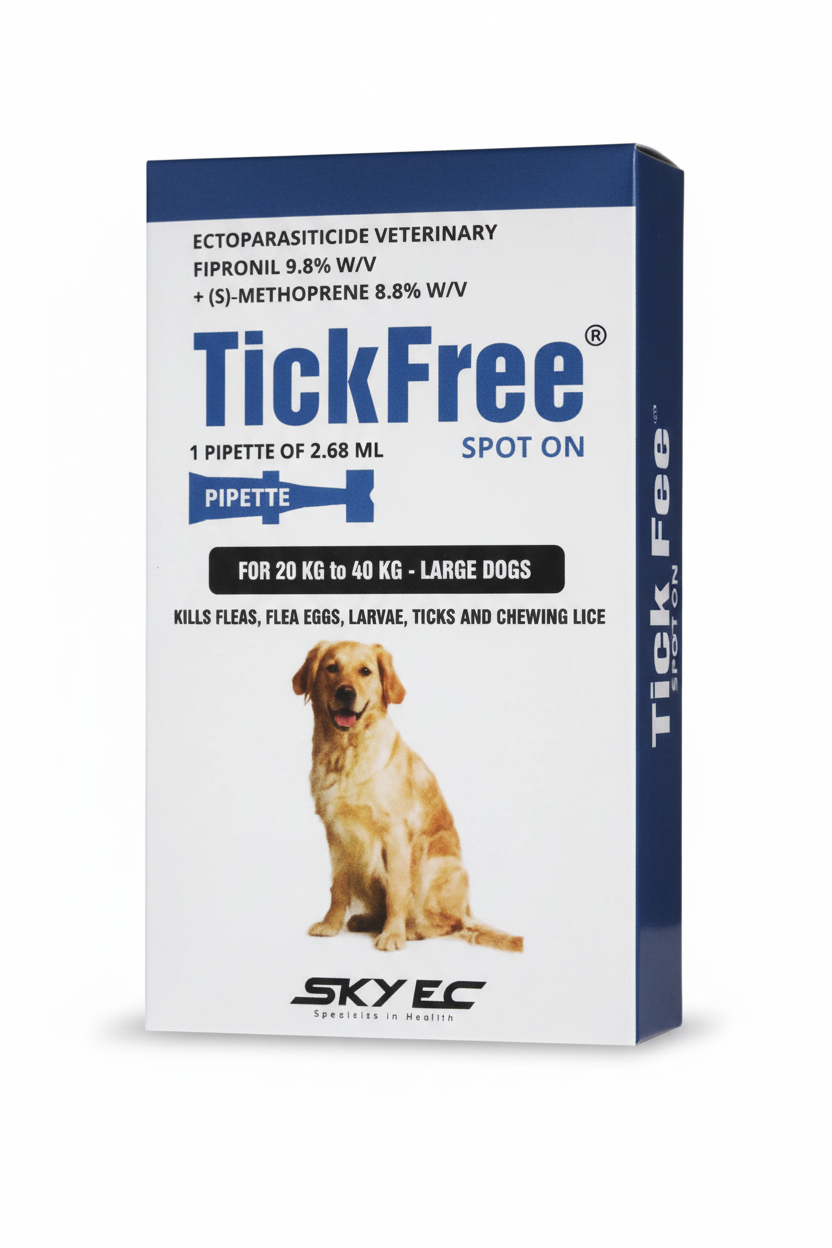 TICKFREE SPOT ON 20 TO 40KG