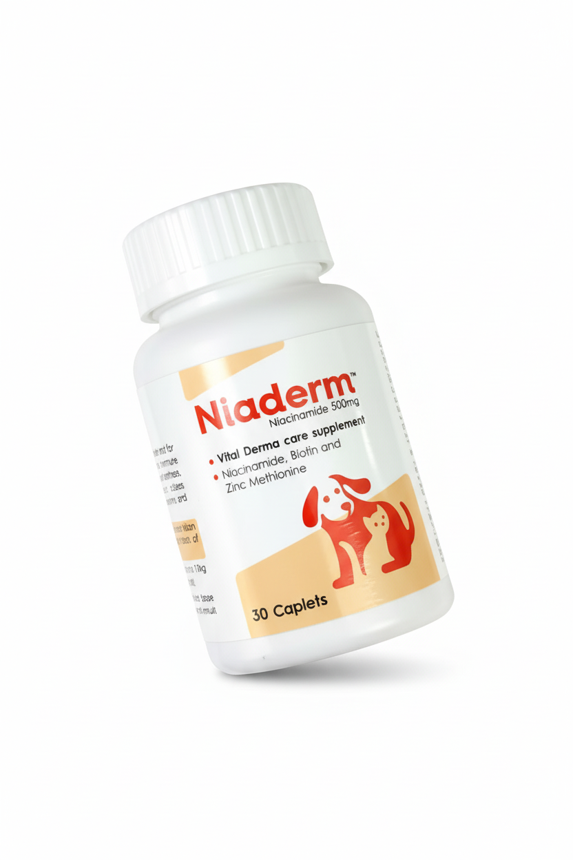 Niaderm with white background