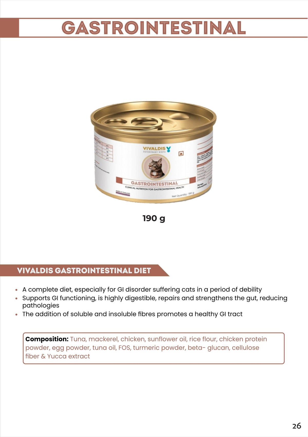 RX DIET GASTROINTESTINAL CAN(CAT) 190gm