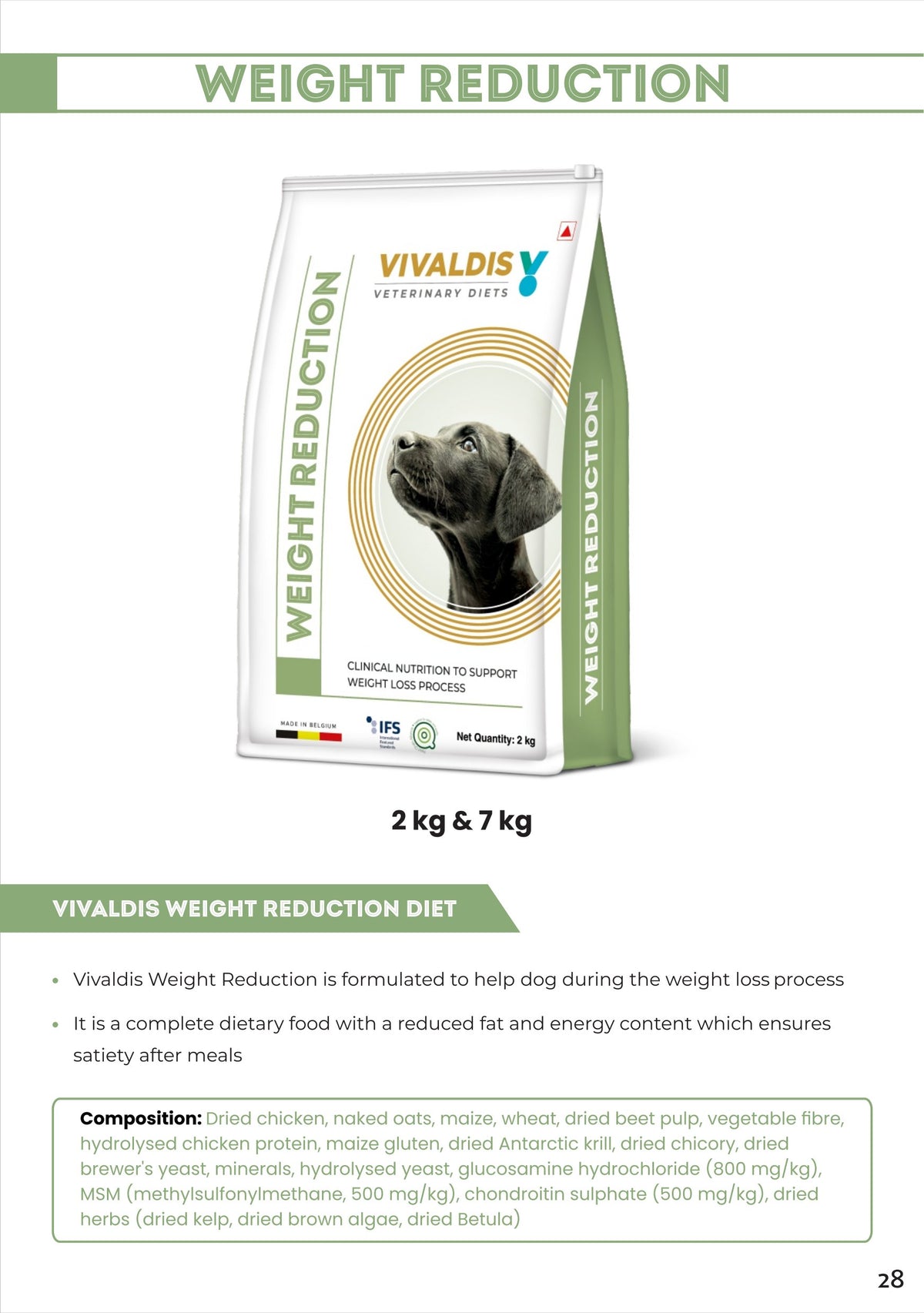VIV DIET WEIGHT REDUCTION 7KG