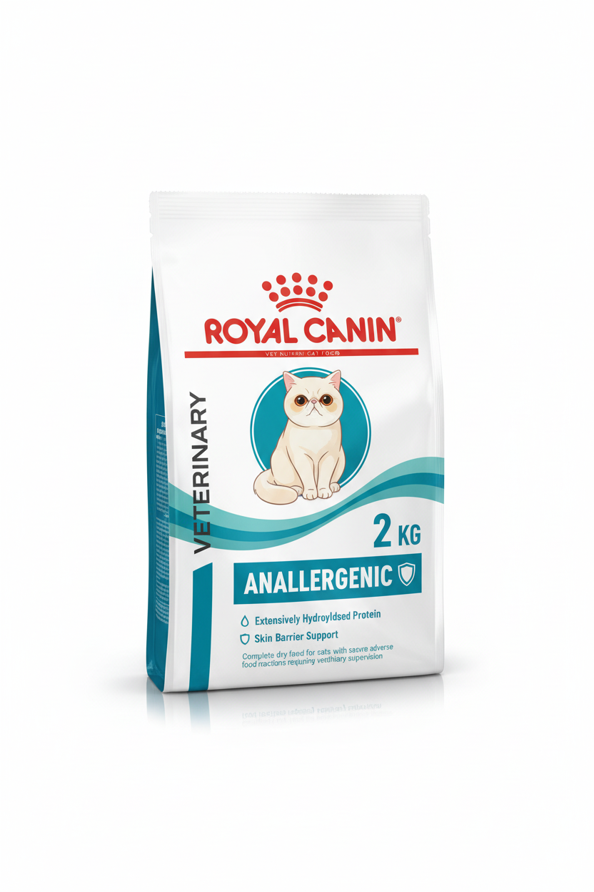 R ANALLERGENIC VET NUTR CAT FOOD 2KG