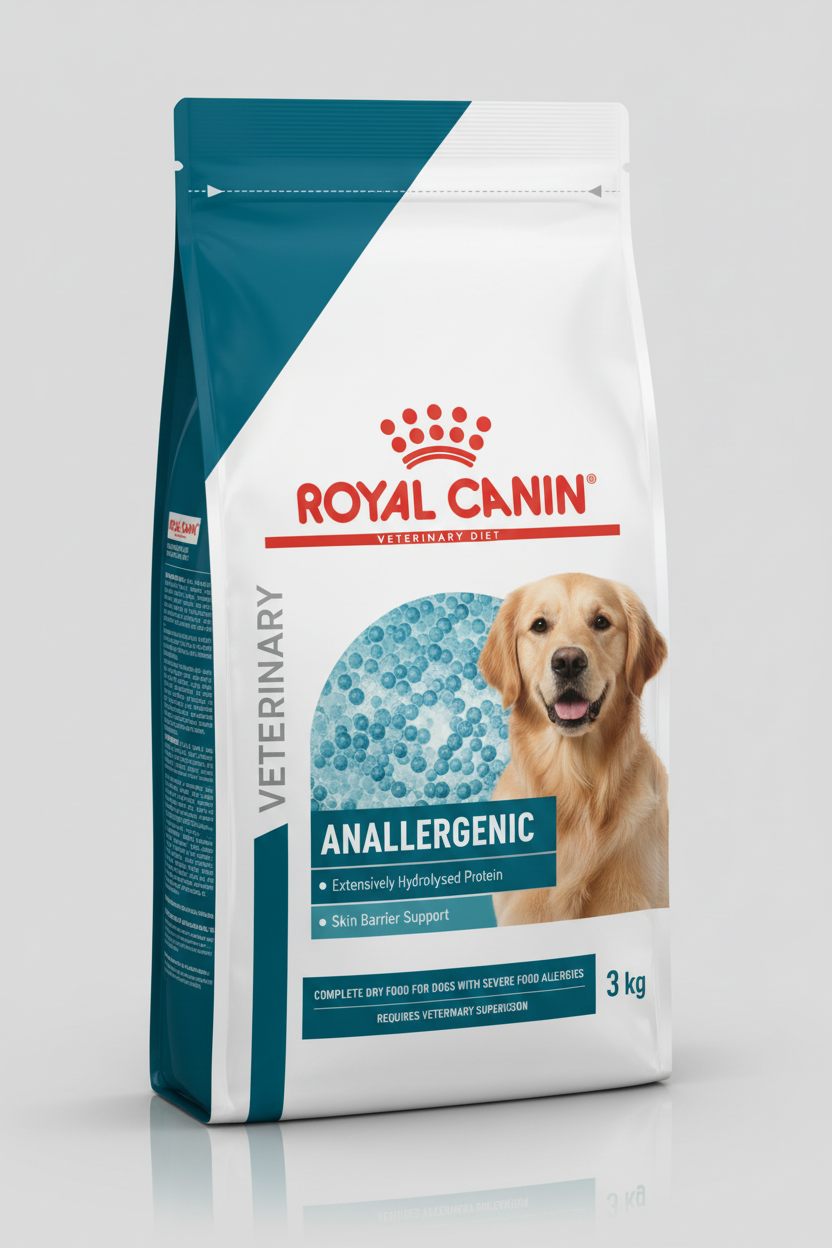 R ANALLERGENIC VET NUTR DOG FOOD 3KG