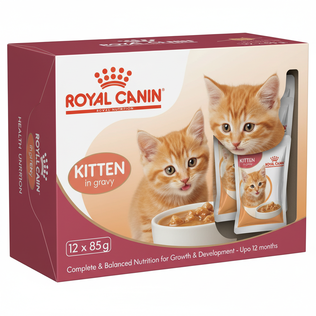 R KITTEN GRAVY POUCHES 12*85