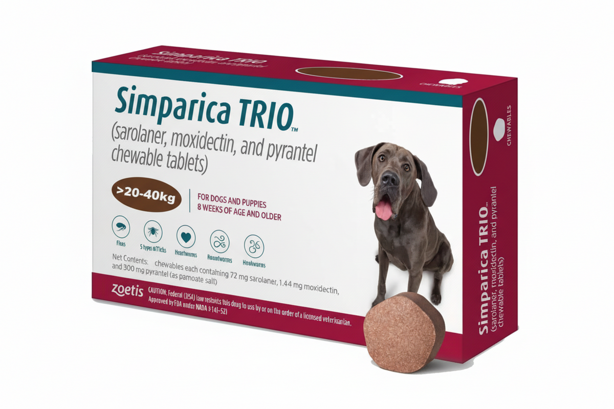 SIMPARICA TRIO 20 40KG