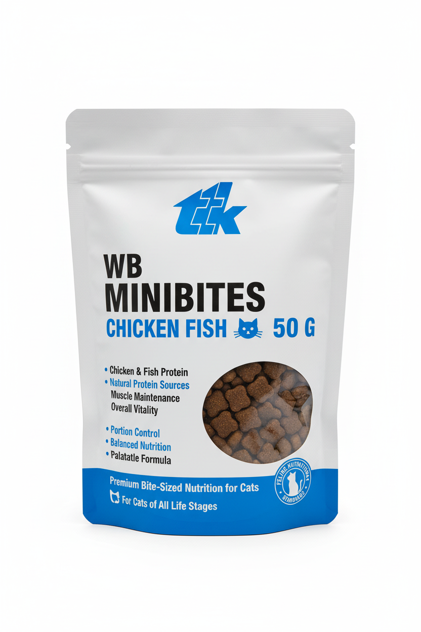 WB MINIBITES CHCKN FISH CAT 50GM